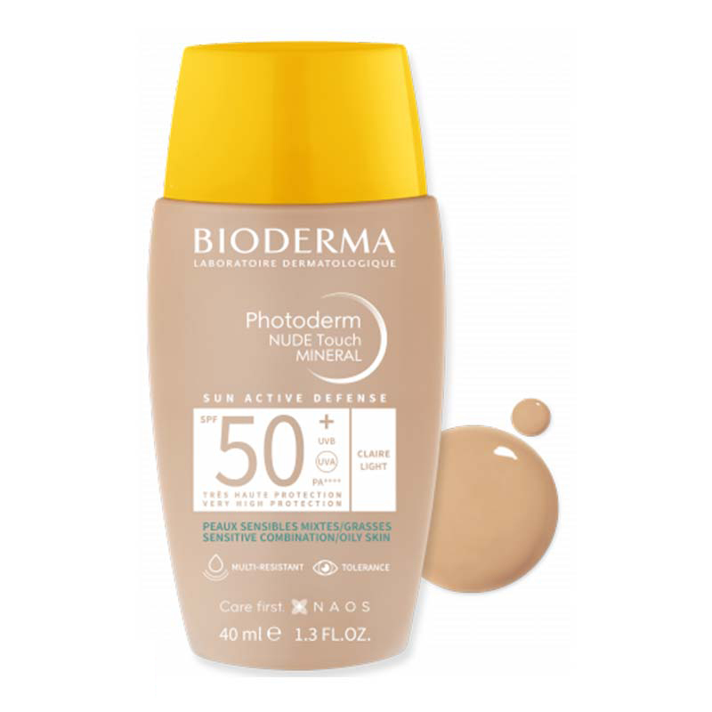 ضدآفتاب پوست حساس و چرب فتودرم نود تاچ بایودرما +SPF50